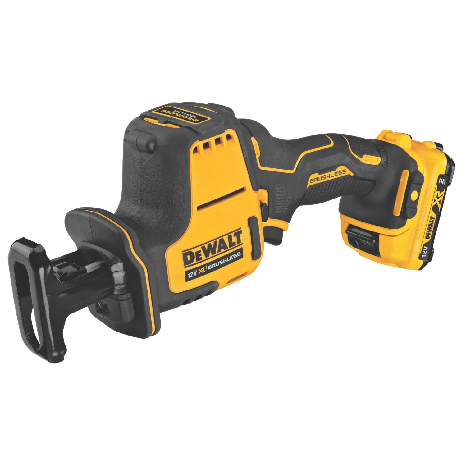 DeWalt DCS312D2-GB 12V 2 x 2.0Ah Li-Ion XR Brushless Cordless Compact Reciprocating Saw (117XK)