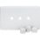 Knightsbridge Curved Edge 3-Gang Modular Dimmer Switch White