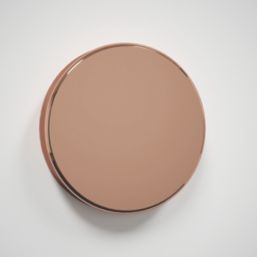 Splashback  Clear with Copper Caps Kitchen Splashback 900mm x 700mm x 6mm