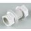 FloPlast Straight Tank Connectors White 21.5mm 5 Pack