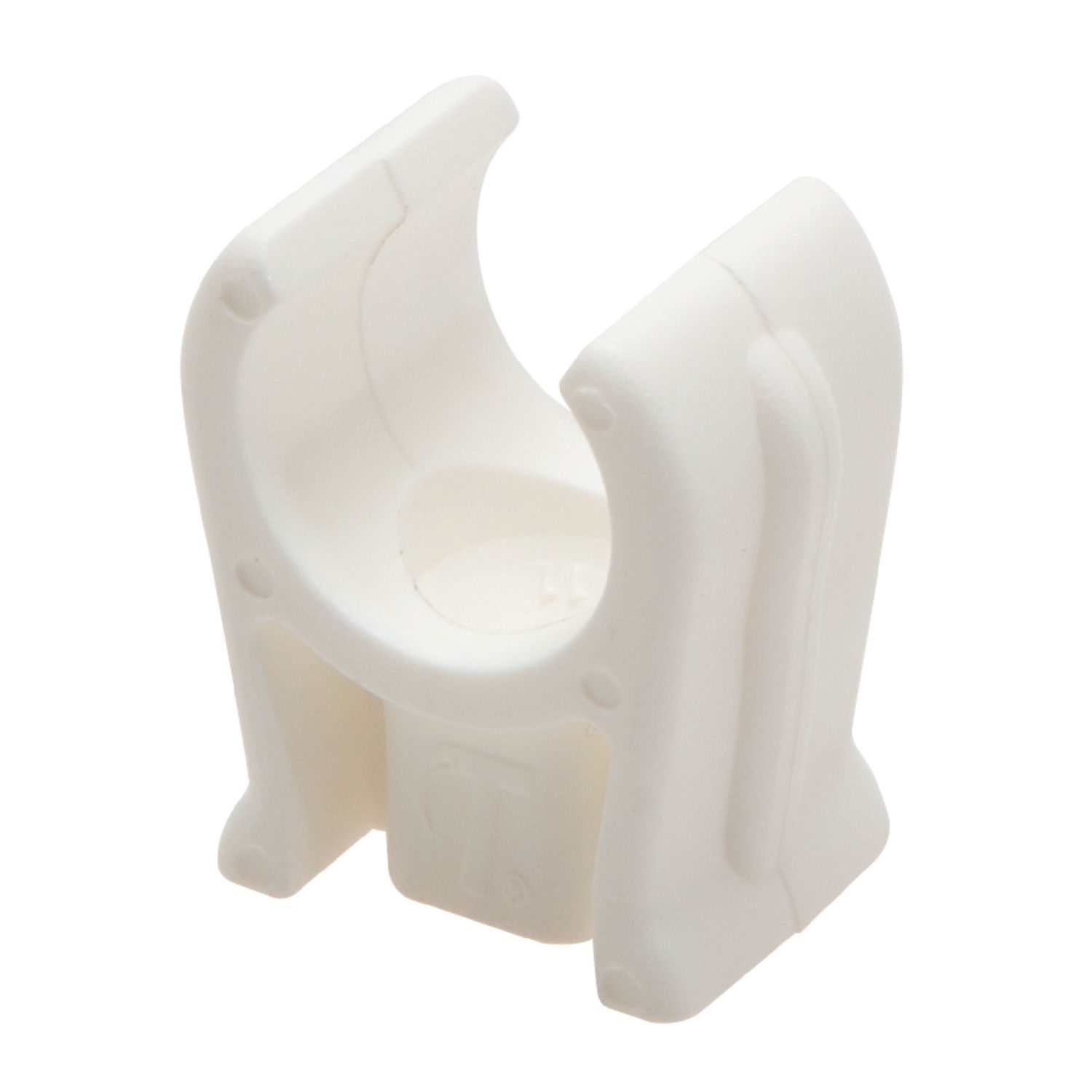 Talon 15mm Open Pipe Clips White 100 Pack (11880)