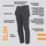 Site Varnik Stretch Work Trousers Black 34" W 30" L