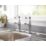 Bristan Renaissance High Neck Pillar Single Lever Taps Chrome-Plated 1 Pair