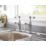 Bristan Renaissance High Neck Pillar Single Lever Taps Chrome-Plated 1 Pair