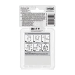 Command Clear Mini Hooks, Clear, 18 Hooks, 24 Strips/Pack