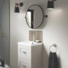 Splashwall Sovanna Vanity Splashback Matt Brown 250mm x 400mm x 4mm