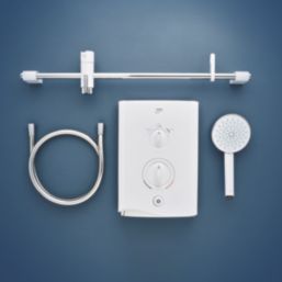 Mira Sport MTF White/Chrome 9.8kW  Electric Shower