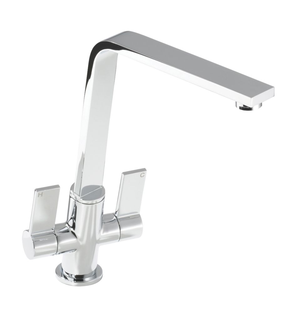 Abode Linear Flair Kitchen Mixer Tap Chrome Screwfix