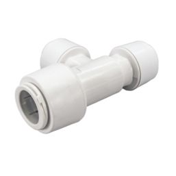FloPlast FloFit+ Plastic Push-Fit Reducing Tee 28mm x 22mm x 22mm