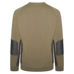 JCB Trade Crew Sweatshirt Olive Medium 40-42" Chest