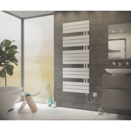 Ximax 1495mm x 600mm 900BTU White Flat Electric Towel Radiator