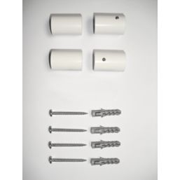 Ximax 1495mm x 600mm 900BTU White Flat Electric Towel Radiator