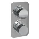 ETAL Pinto Concealed 3 Outlets Thermostatic Chrome Shower Valve With Diverter