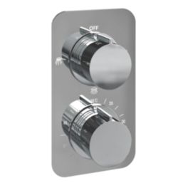 ETAL Pinto Concealed 3 Outlets Thermostatic Chrome Shower Valve With Diverter