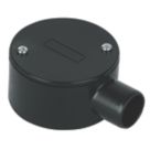 Deta TTE 1 Way 20mm Terminal Box Black