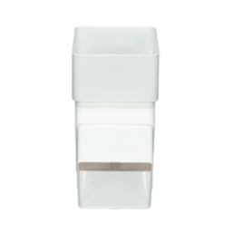FloPlast  112.5° Square Offset Bend White 65mm
