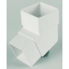FloPlast  112.5° Square Offset Bend White 65mm
