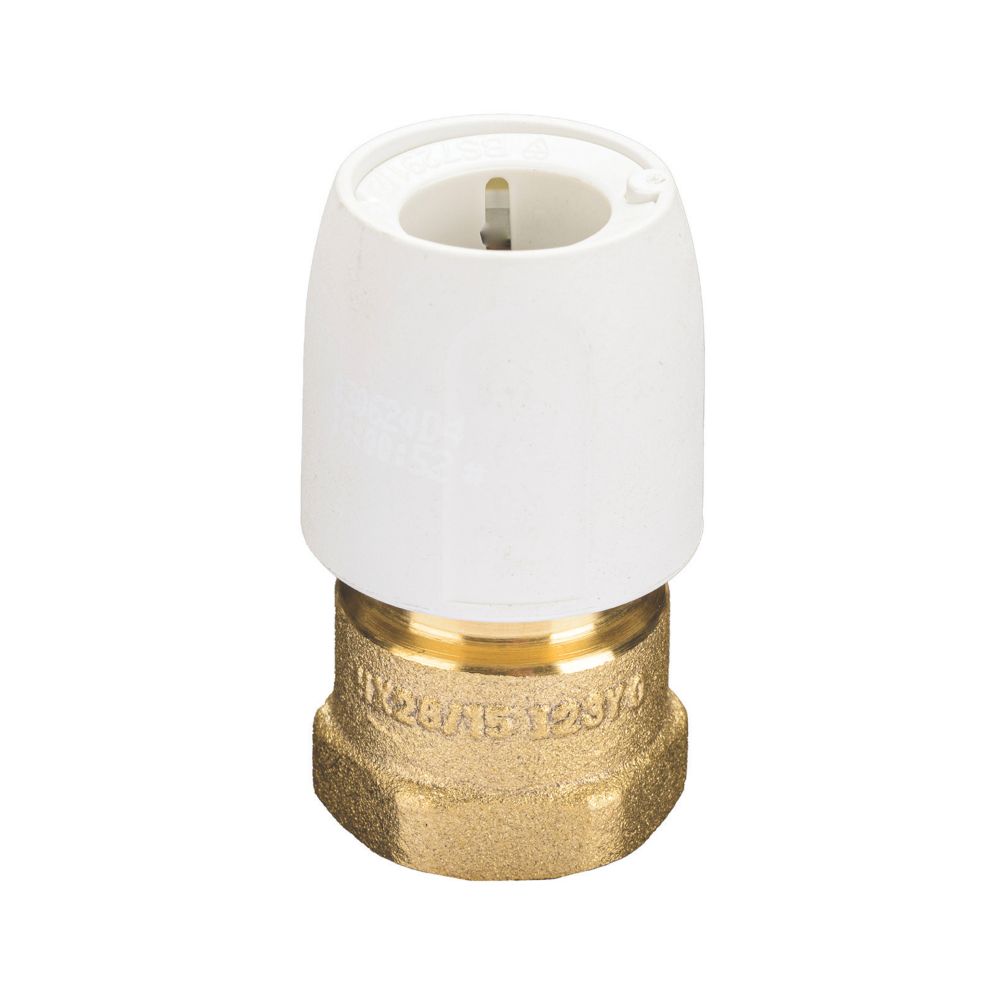 Hep2O Plastic Push-Fit Adapting Female Coupler 15mm x 1/2