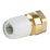 Hep2O  Plastic Push-Fit Adapting Female Coupler 15mm x 1/2"