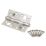 Smith & Locke  Satin Stainless Steel Grade 13 Fire Rated Security Hinges 102mm x 76mm 2 Pack