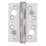 Smith & Locke  Satin Stainless Steel Grade 13 Fire Rated Security Hinges 102mm x 76mm 2 Pack