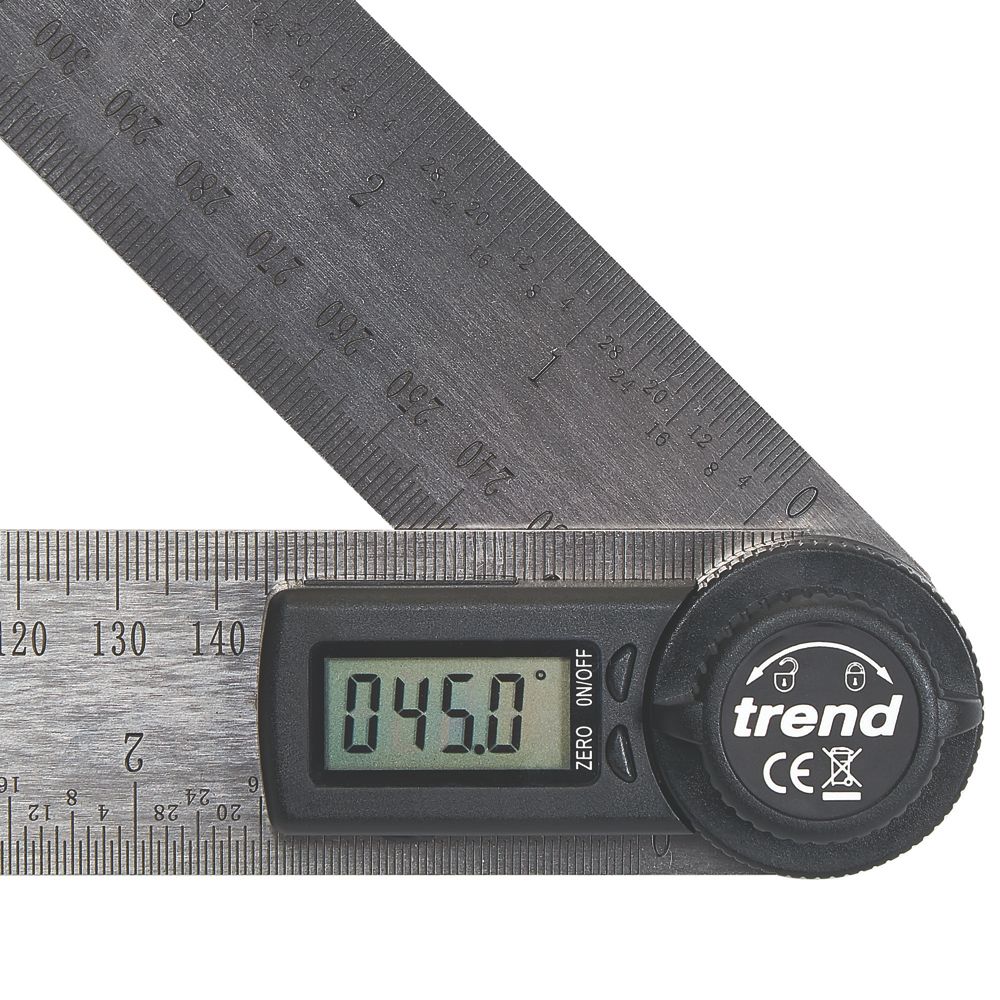 7inch/200mm Stainless Steel Angle Finder Digital Angle Finder Ruler Hand  Tool