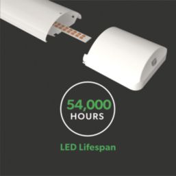 4lite Advantage Single 2ft LED IP20 Batten Light 16W 2000lm 220-240V