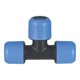 Flomasta  Polybutylene, PEX & Copper Push-Fit Equal MDPE Tee 20mm