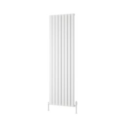 Reina Piatto Single 1800mm x 595mm 4582BTU White Vertical Designer Radiator