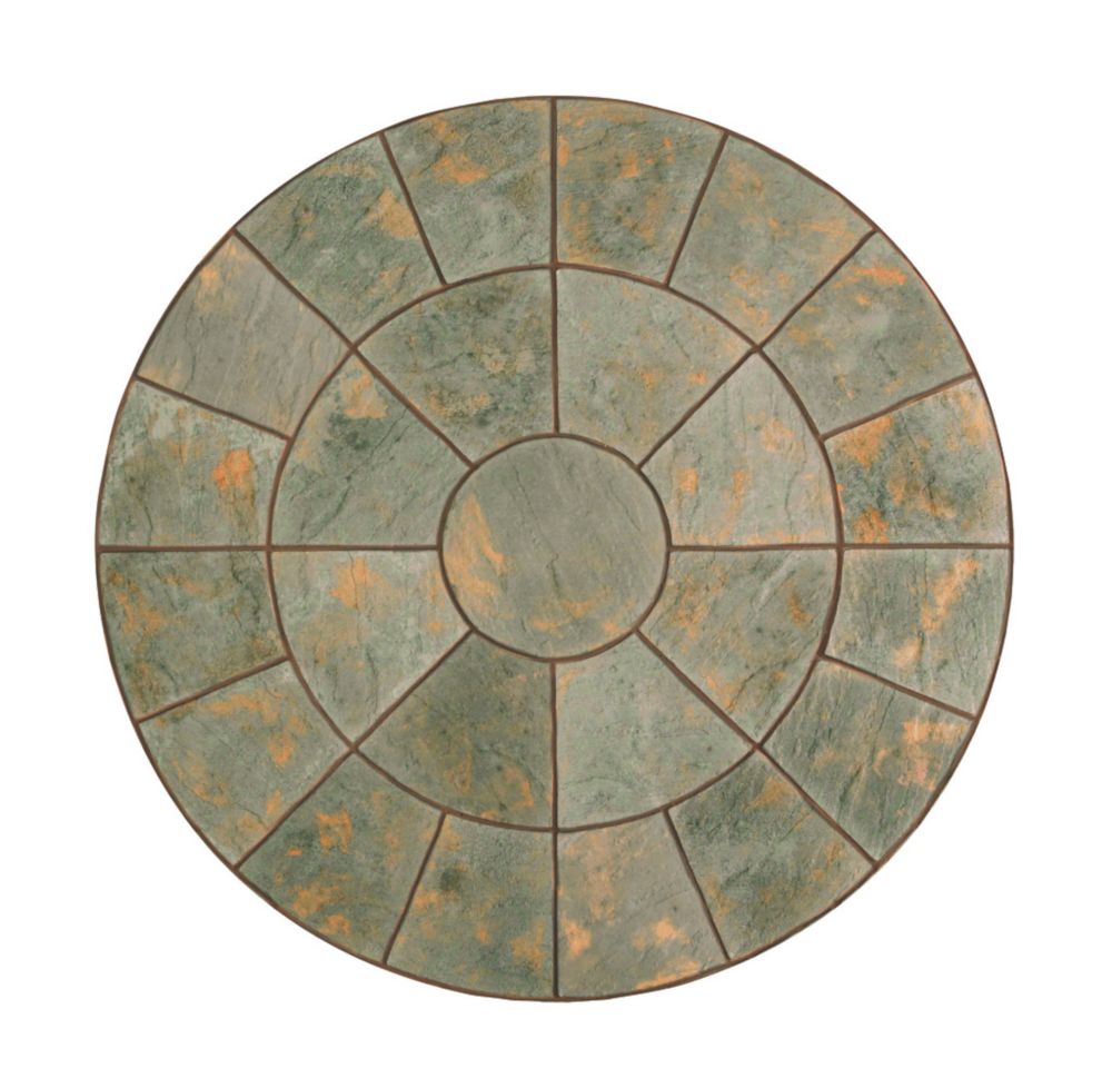 Kelkay Abbey Paving Circle Kit Antique 4.52m² 25 Pack