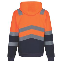Regatta Pro Hi-Vis Hoodie Orange/Navy X Large 49" Chest