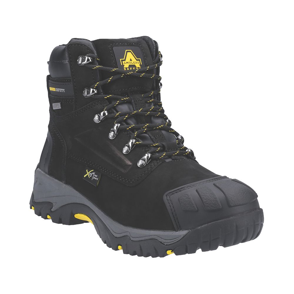 Amblers FS987 Size 13 Black Waterproof Steel Toe Cap Safety Boots ...