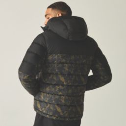 Regatta Aldthorn  Mens Jacket Black/Textured Print 2X Large 46-48" Chest