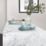 Wilsonart Zenith Marmo Treviso Matt Grey  Marble Effect Compact Laminate Breakfast Bar 3000mm x 950mm x 12mm