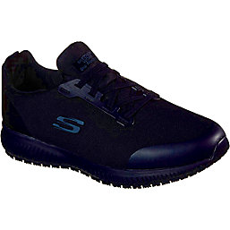 Skechers Squad SR Myton Metal Free   Non Safety Shoes Black Size 7