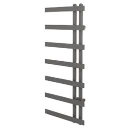Towelrads 1200mm x 500mm 1352BTU Anthracite Flat Designer Towel Radiator