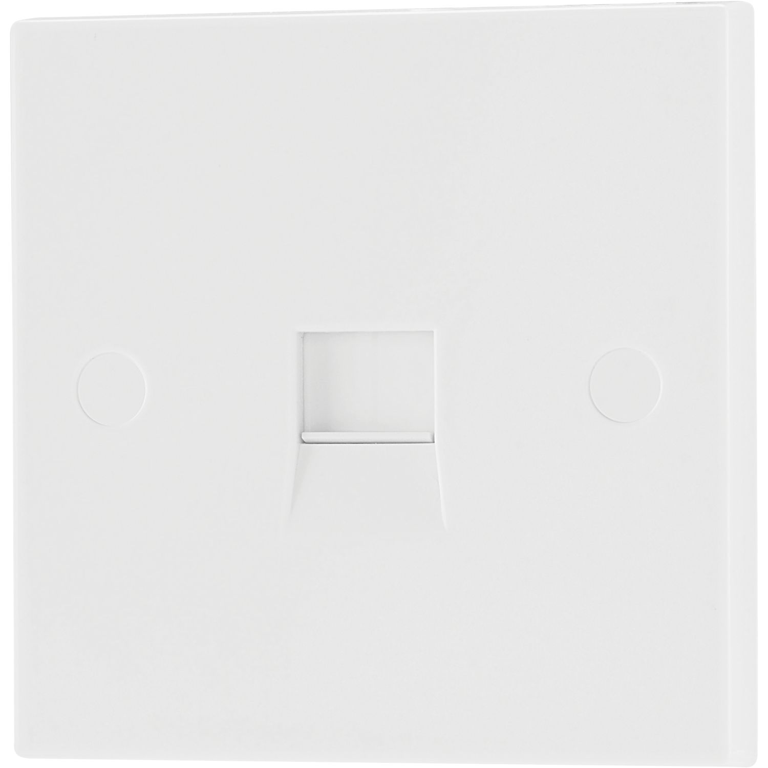 British General 900 Series 1-Gang Slave Telephone Socket White (119XF)