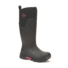 Muck Boots Arctic Ice Tall Size 8 Womens Black/Pink Non Safety Wellies