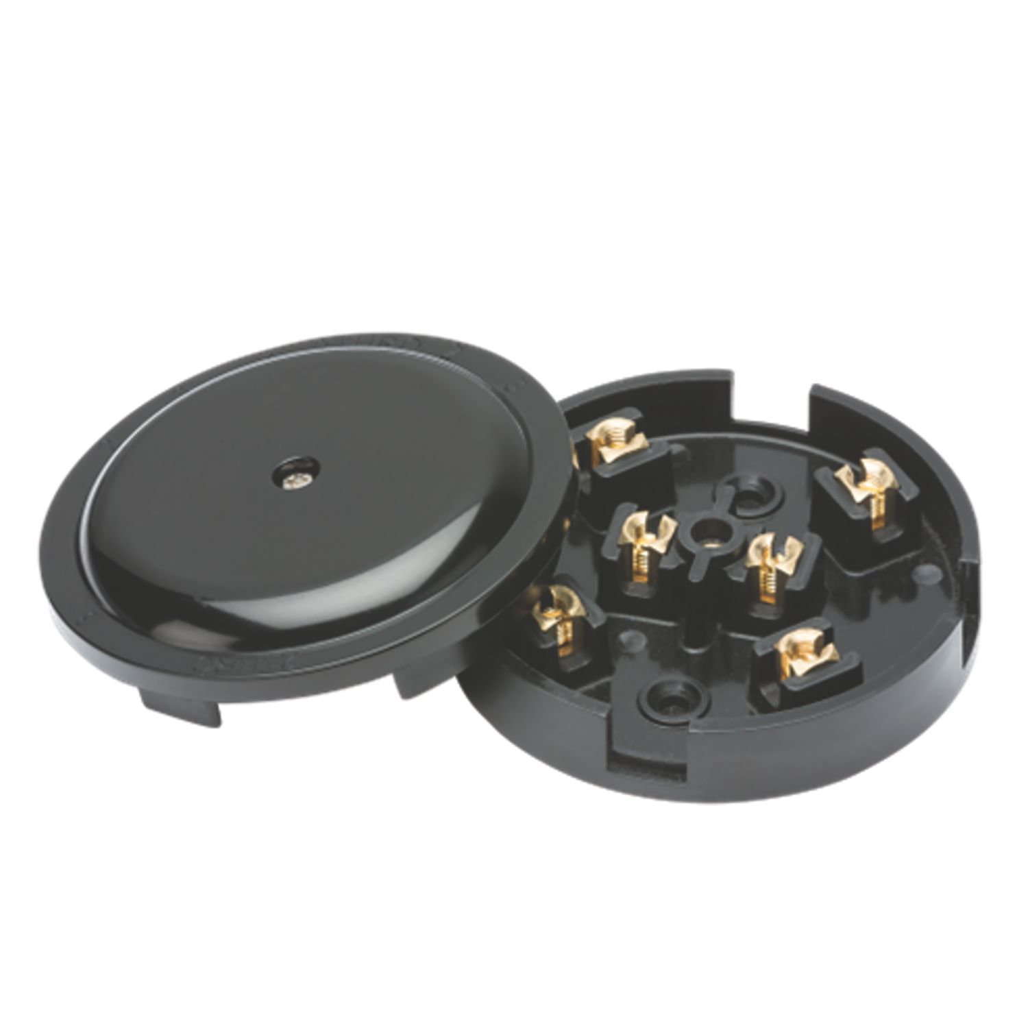 Knightsbridge 20A 6-Terminal Junction Box Black (119YA)