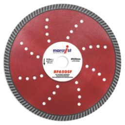 Marcrist BF650SF Multi-Material Turbo Diamond Blade 230mm x 22.2mm
