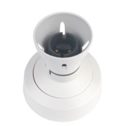 Hager SEL96T  Straight HO Batten Lamp Holder Light Fitting B22 3"