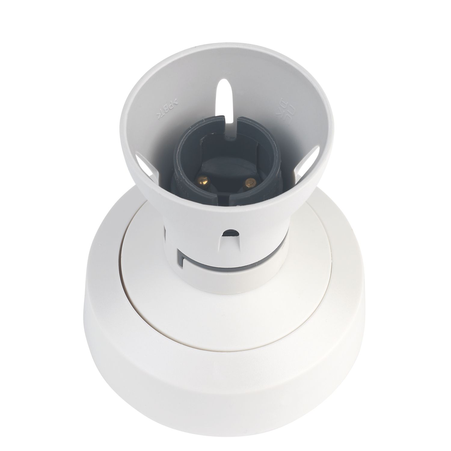 Hager SEL96T Straight HO Batten Lamp Holder Light Fitting B22 3" (120AM)