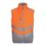 Regatta Hi-Vis Two-Tone Thermal Bodywarmer Orange 3X Large 57.5" Chest