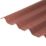 Onduline Easyfix Corrugated Bitumen Roofing Sheets Red 2000mm x 2.6mm x 820mm 5 Pack
