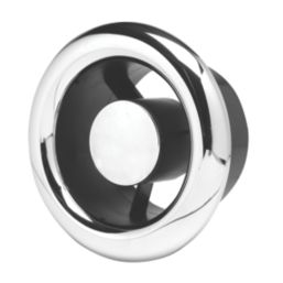 Xpelair AL100T 4" Axial Inline Bathroom Shower Extractor Fan Kit with Timer White/Chrome 220-240V