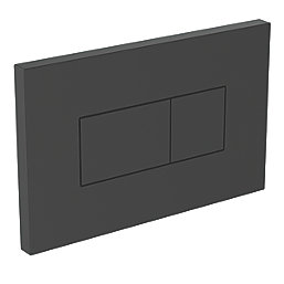Ideal Standard Solea Dual-Flush Pneumatic Flushplate Silk Black