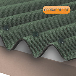 Corrapol-BT AC105GR Corrugated Roofing Sheet Green 1000mm x 950mm