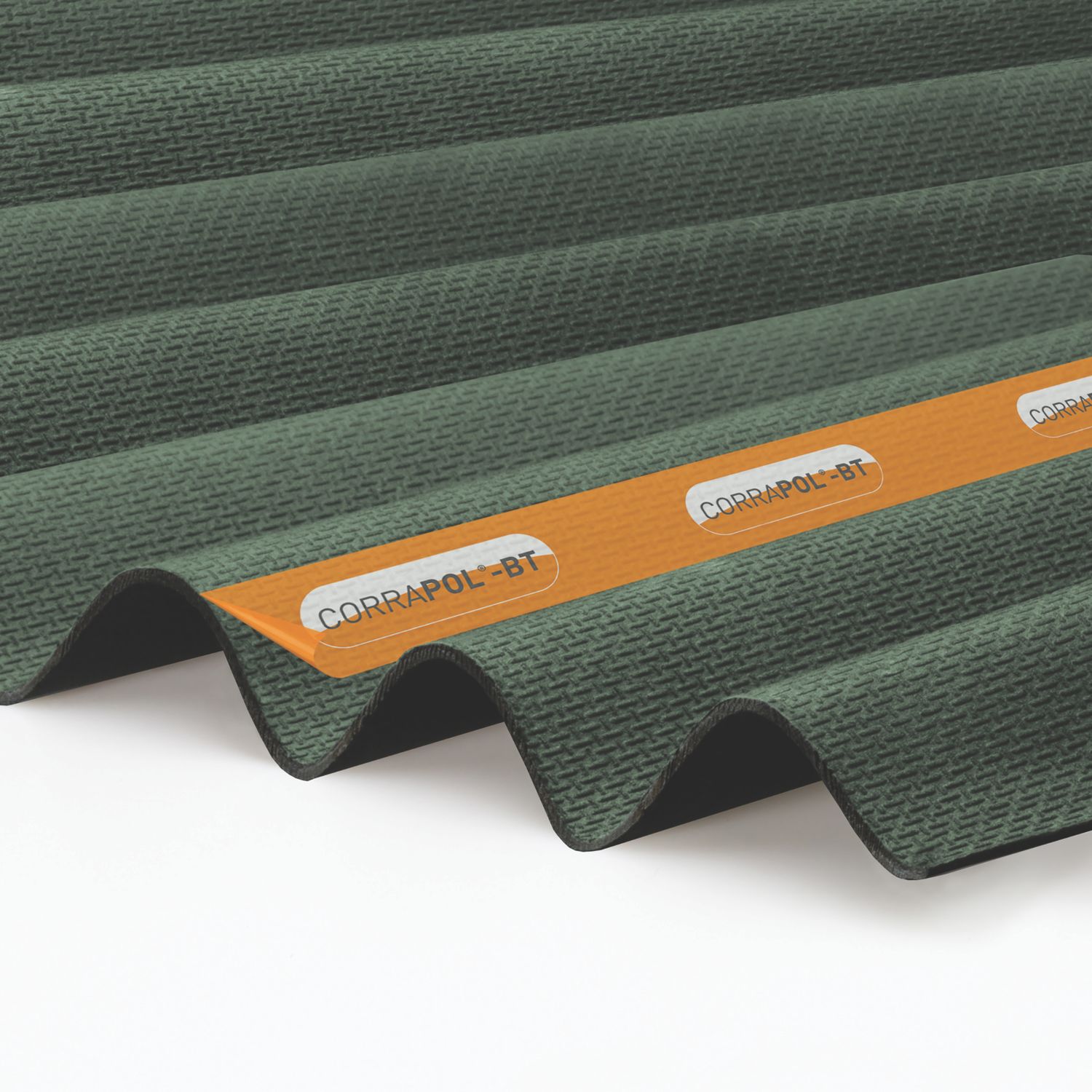 Corrapol-BT AC105GR Corrugated Roofing Sheet Green 1000mm x 950mm (120JC)