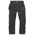 Scruffs Trade Holster Work Trousers Black 36" W 33" L