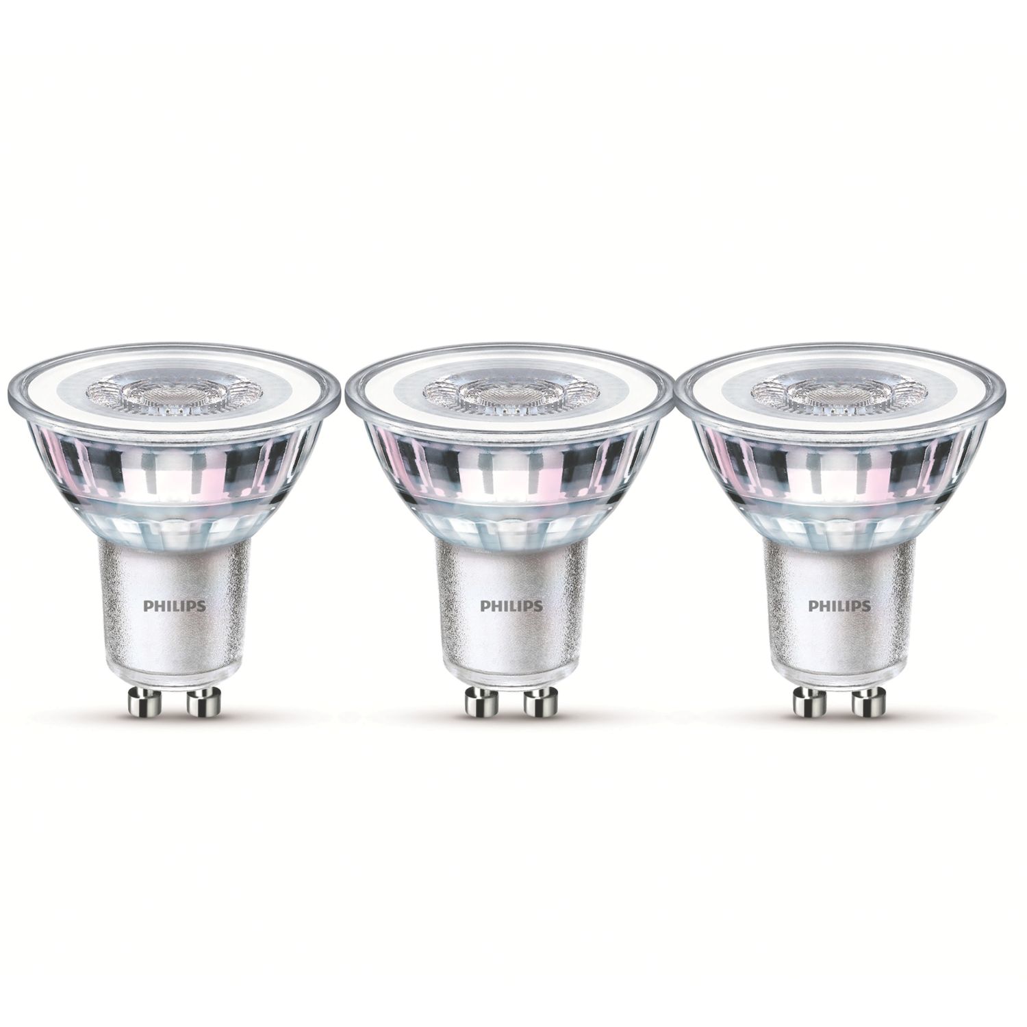 Philips GU10 LED Light Bulb 255lm 3.5W 3 Pack (120KR)